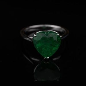 Bague en diamant de luxe de laboratoire 5 carats EF couleur VS1 clarté taille coeur or Rose or argent IGI SGL bijoux certifiés - Product Image 2