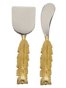 El MEJOR PRECIO DE LA India, juego de corte de queso de acero inoxidable con mango de latón de calidad superior, cubiertos de estilo de diseño chino para fiestas - Product Image 4