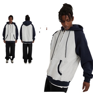 Sudaderas con capucha personalizadas para fabricantes, con cremallera y bordado, estilo deportivo informal - Product Image 1