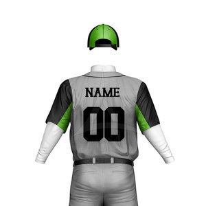 Customizable High Quality Lightweight <b>Baseball</b> Uniform <b>Sets</b> for Men 100% Polyester Quick Dry Breathable with Custom Team Name - Product Image 6
