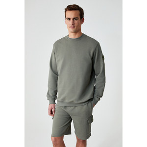 Sweat-shirt à col rond pour homme GRIMELANGE OLLIE, manches longues, détails brodés - Product Image 1