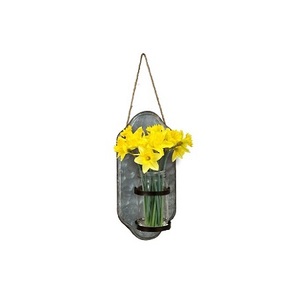 Juego de 2 floreros de diseño maravilloso, forma y tamaño personalizados, florero galvanizado para decoración de jardín - Product Image 4