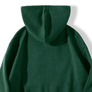 Sudadera con Capucha Unisex de Alta Calidad, 100% Algodón, Forro Polar para Invierno, Diseño Sólido, Talla Grande, con Cierre, Personalizable con Bordado, Estilo Urbano - Product Image 4