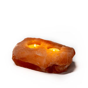 Customized Himalayan Salt Candle Holders Pink Himalayan Crystal Rock Tealight Holder Customized Himalayan Salt <b>Lamp</b> - Product Image 6