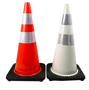 700mm giao thông <span class=keywords><strong>PVC</strong></span> mềm hình nón 28inch an toàn đường bộ hình nón cường độ cao phản chiếu - Product Image 4
