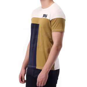 T-shirts de sport décontractés en tissu 100 % coton de qualité supérieure, respirants et anti-humidité, avec coutures durables et souples pour l'entraînement et les loisirs - Product Image 4