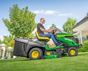 2024 para JohnDeere X758 4X4, cortacésped eléctrico para montar, maquinaria de Tractor de jardín de alta calidad, cortador de césped inalámbrico de 4 tiempos para - Product Image 3