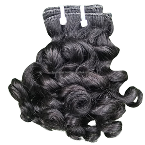 Extensiones de Cabello Humano Virgen Remy 100% Natural, Alineadas con la Cutícula, Sin Enredos, de Indonesia, con Doble Trama, de Primera Calidad - Product Image 1