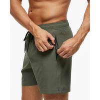 Short de bain de plage pour homme à séchage rapide Logo personnalisé de taille élastique d'été de haute qualité OEM Vente en gros