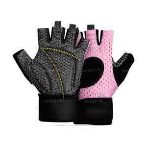 Los guantes de fitness de medio dedo cómodos más vendidos para mujer para el hogar ejercicio al aire libre levantamiento de pesas ciclismo - Product Image 1