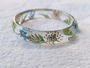 Brazalete de Resina Gruesa Ecológico Personalizable de Alta Calidad, Joyería Coleccionable de Arte Tradicional Hecha a Mano Elegante - Product Image 2