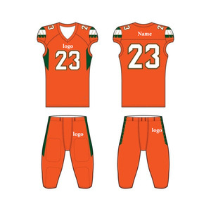 Impression personnalisée Uniforme américain paquet personnalisé Vêtements d'entraînement pour jeunes de qualité supérieure et maillot de football américain personnalisé pour hommes - Product Image 3