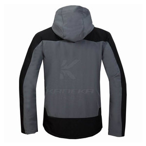 Chaqueta de Invierno Softshell con Capucha y Logotipo Frontal, Transpirable, Ecológica, Duradera, Ligera y Cálida para Exteriores, para Hombre, para el Día a Día - Product Image 3
