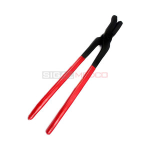 Cloueuse à sabots professionnelle en acier inoxydable allemand de 13 pouces, réutilisable, de qualité supérieure, avec poignée enduite de rouge durable - Product Image 2