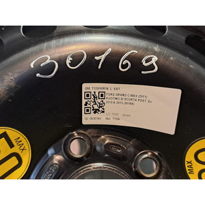 Roue de secours FORD C - Max Série T125/90R16 T1DA (10>) - Product Image 2