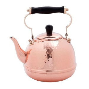 Hervidor de café hecho a mano, redondo, de cobre, para calentar el té y café - Product Image 2