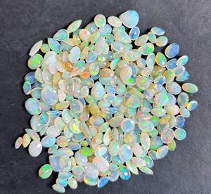 โอปอลคาร์โบชองไฟเกรด AAA + พลอยโอปอลคาร์โบชองแบบผสมเรียบสำหรับทำเครื่องประดับอัญมณีโอปอลเอธิโอเปียไฟพลอยโอปอล - Product Image 4