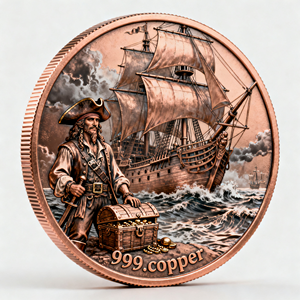 Custom 1 oz 5 oz 10 oz 999 Pure Copper High Relief Coin 3D Bird Animal Pattern UV Printed Collectible Commemorative <strong>Gift</strong> - Product Image 1