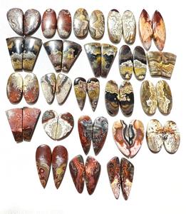 Vente en gros de haute qualité faite à la main en forme de poire et de fantaisie Agate de dentelle folle pierres précieuses en vrac naturelles bijoux d'approvisionnement en vrac du fournisseur - Product Image 2