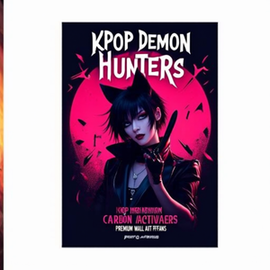 โปสเตอร์อย่างเป็นทางการของ KPop Demon Hunters - งานศิลปะติดผนังระดับพรีเมียมสำหรับแฟนๆ - Product Image 2
