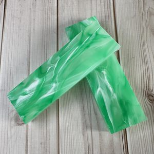 Matériau de manche de couteau en résine époxy fait à la main de qualité supérieure blanc poli personnalisé pour les fabricants de couteaux projets d'artisanat de poignée de bricolage - Product Image 4