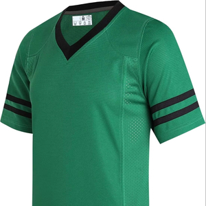 Maillots de football pour hommes pas chers, vente en gros directe d'usine, maillot personnalisé à col en V, kits d'équipe personnalisés, tissu respirant à séchage rapide - Product Image 1