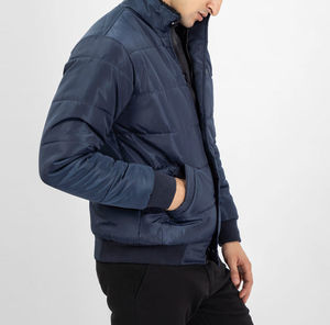 Chaqueta de Invierno Reversible con Capucha Ecológica de Diseño Nuevo para Hombre, con Logotipo Frontal Personalizado, Venta al por Mayor - Product Image 3