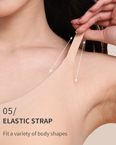 Nuevo Diseño, Logotipo Personalizado, Impresión <span class=keywords><strong>de</strong></span> Letras en 3D, Sujetador Cómodo con Soporte Completo, Sin Costuras, <span class=keywords><strong>de</strong></span> Una Pieza, Extraíble, Inalámbrico, Tipo Jelly - Product Image 3