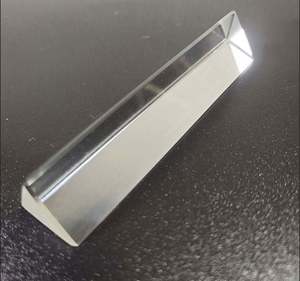 K9 Triangle <span class=keywords><strong>Prism</strong></span> Glass para Ensino de Feixe de Luz em Física e Ciência, Educational Refraction Tool - Product Image 4