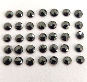 เพชรสีดำธรรมชาติ3.5มม. กุหลาบตัด-เพชรสีดำหลวมกุหลาบตัด - Product Image 6