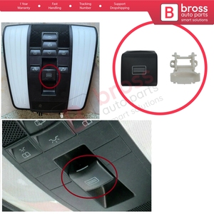 ฝาครอบปุ่มสวิตช์ซันรูฟ BSR567 สีดำ สำหรับ W204 S204 C204 X204 X218 C218 C207 A207 W212 S212 W221 - Product Image 5