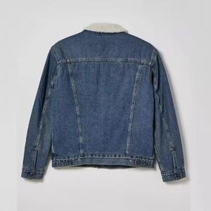 2025 vente en gros nouveaux hommes personnalisés grande taille vestes marron couleur Vintage Jean veste personnalisée Cola Style Denim vestes pour homme - Product Image 4