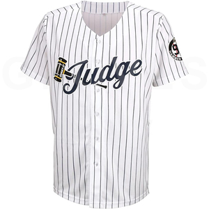 เสื้อเจอร์ซีย์เบสบอลของผู้ชายแห้งเร็วระบายอากาศได้ดีพร้อมถุงมือปักลายชุดเล่นซอฟต์บอลและเบสบอลในเมืองขายส่งใหม่ - Product Image 1