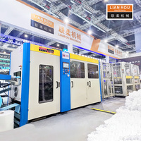 Machine à ressorts ensachés LianRou pour matelas et canapés, 180 ressorts/min, contrôlée par PLC, servo 380V 43kw LR-PS-UVS/UVD 150/160