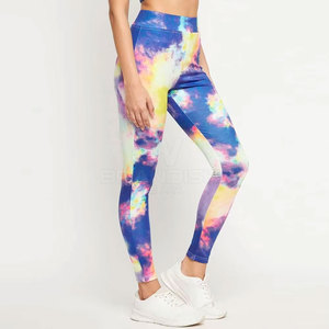 Diseño personalizado tamaño elástico cintura Yoga Leggings poliéster hecho Yoga Leggings estilo único Yoga Leggings - Product Image 5