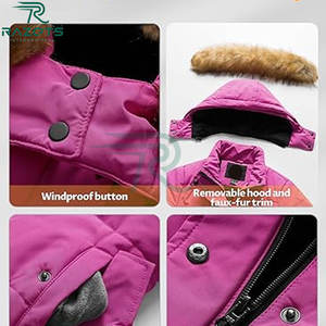 Chaqueta de Invierno Acolchada con Capucha Larga, Transpirable y de Alta Calidad, con Relleno de Algodón para Mujer, Modelo 2026 Razorts - Product Image 6