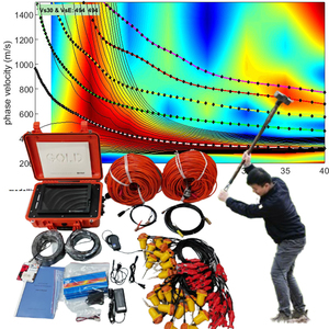 24 canais sísmico sismógrafo para refração tomografia sísmica MASW HVSR Downhole pesquisa sísmica - Product Image 3