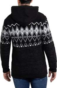 Suéteres con capucha de punto transpirables para hombre, jerséis de manga larga de Color sólido, moda masculina, prendas de punto cálidas, informales, Otoño Invierno 2024 - Product Image 5