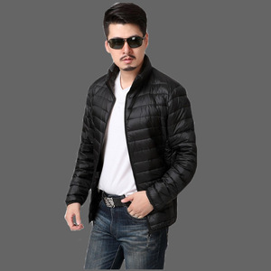 Vente en gros de veste en duvet noire d'hiver avec logo de fabricant personnalisé blouson de fitness bombardier bouffant pour hommes - Product Image 6
