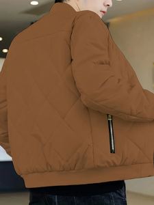 Vente de gros Veste en duvet matelassée pour homme, Veste chaude matelassée de haute qualité, grande taille - Product Image 2