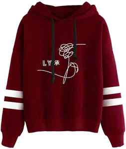 custom Pullover Winter <b>Sweatshirt</b> Hoodie Multi-Color Kangaroo Pocket Custom Printed <b>Slogan</b> 100% Letter hoodie - Product Image 2