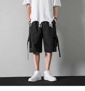 Verano nuevo diseño moda venta al por mayor de alta calidad pantalones cortos de carga de los hombres de verano de cinco puntos pantalones cortos de carga casuales multibolsillo - Product Image 6