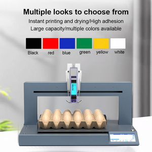 In thông minh ngày sản xuất số sê-ri của toàn bộ khay trứng hoàn toàn tự động Máy in phun trứng 3 vòi - Product Image 3
