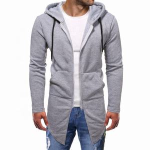 Wholesale Heavyweight 100% Cotton Zipper <b>Hoodie</b> for Men Autumn Winter Fashion <b>Long</b> Street Wear <b>Oversize</b> <b>Hoodie</b> with Zip - Product Image 1
