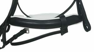 Brida de Cuero Acolchada Suave de Alta Calidad ADEEFA con Riendas y Banda Frontal Decorativa, Herrajes de Acero Inoxidable para Montar a Caballo. - Product Image 4