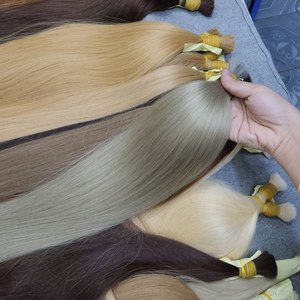 ราคาโรงงาน |   ผมเวียดนามแท้แบบธรรมชาติ ลอนตรง สีธรรมชาติ ผมมนุษย์บริสุทธิ์แบบเป็นมัดสำหรับต่อผม - Product Image 3