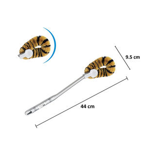 Escobilla de baño de fibra de coco natural de primera calidad, versátil y eficaz en varias superficies, cepillos de limpieza - Product Image 5