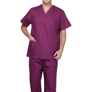 Professional Hospital Medical <b>Scrub</b> Sets Cotton Fabric 200 GSM Heavy Duty Uniforms for Doctors Nurses MADE BY BS 2026 - Product Image 2