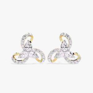 Vente en gros de boucles d'oreilles en diamant cultivées en laboratoire pour femmes bijoux à porter au quotidien cadeau bijoux fins boucles d'oreilles en diamant - Product Image 4