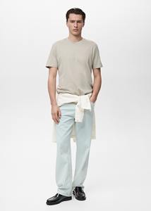 T-shirts pour hommes de grande taille 100% coton 230gsm impression logo vente en gros de T-shirts unis de haute qualité pour hommes - Product Image 2